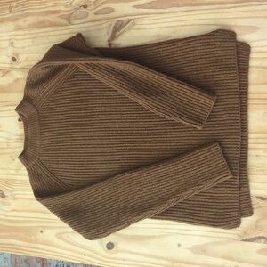 Frank and Oak wool  blend knit ribbed sweater size S